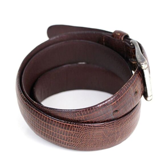 Bill Adler BROWN GENUINE LEATHER 1 1/8"Wd CASUAL DRESS MEN'S BELT Sz 36 (X82 - Picture 5 of 14